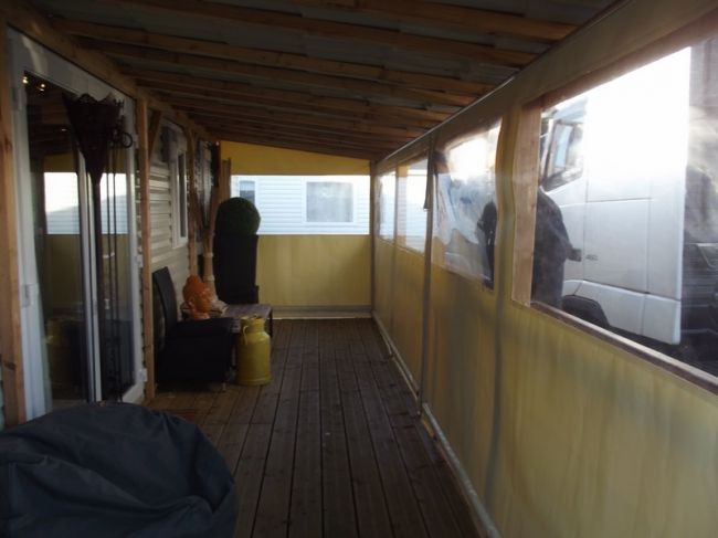 rideaux souple pour terasse de mobile home et pergola; tonnelle;et tout type d'abri